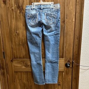 Silver Jeans Light Blue Straight Leg Women's Jeans